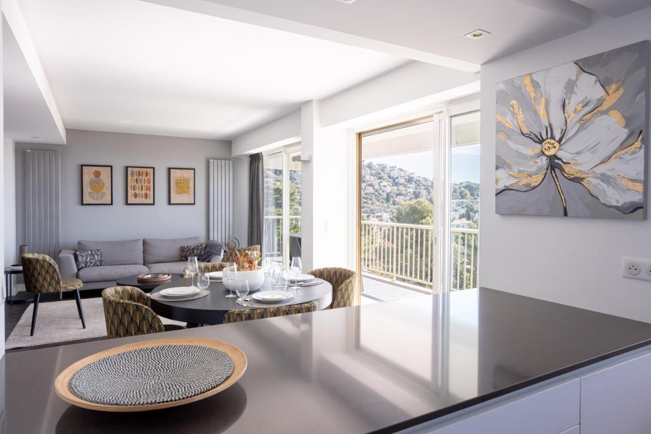 Cannes Panorama - Piscine, Vue Mer, Parking, Clim Exterior foto