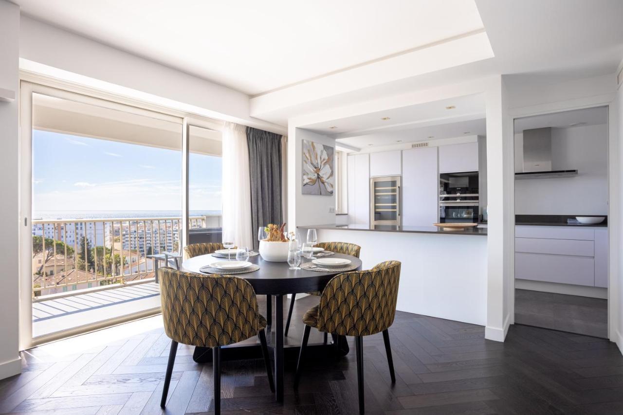 Cannes Panorama - Piscine, Vue Mer, Parking, Clim Exterior foto